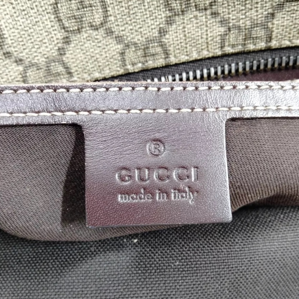 🏆💎💯 GUCCI Tote Bag Brown PVC Bag - Picture 6 of 8